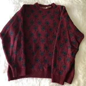 Vintage Maroon Sweater (Price Negotiable)